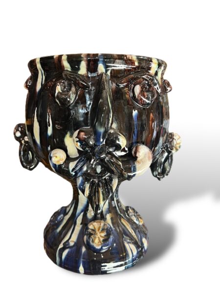 Testa Vaso Sikano in ceramica  - di Santo Stefano di Camastra
