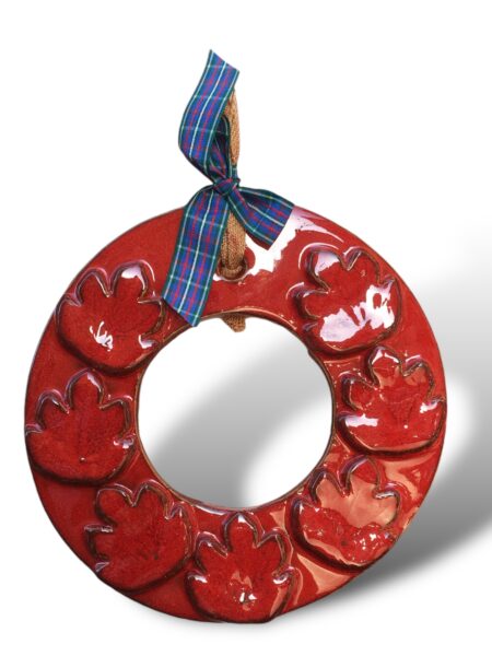 Ghirlanda Natalizia – in ceramica di Santo Stefano di Camastra