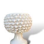 Vaso Mezza Pigna Bianca 2 – in ceramica di S.Stefano di Camastra