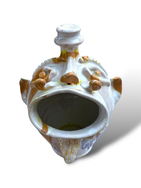 Satiro Porta Sale -BC- in ceramica di Santo Stefano di Camastra