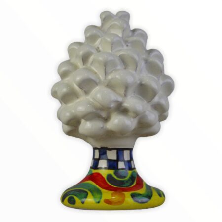 Pigne Artigianali piede decorato -BG- in ceramica si S.stefano di camastra