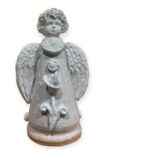 Angelo Natalizio Bianco e Biscotto - in ceramica di S.Stefano di C