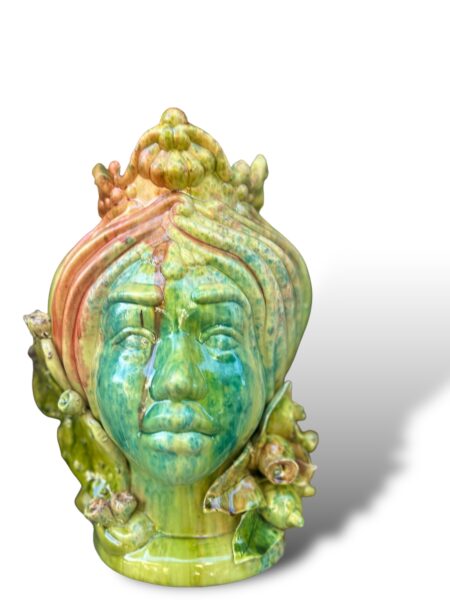 Testa di Moro Classica - in ceramica di Santo Stefano di Camastra