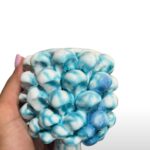Diffusore fragranza pigna in ceramica - Azzurro