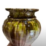 Vasetto Bombato Maculato- in ceramica di S.Stefano di Camastra