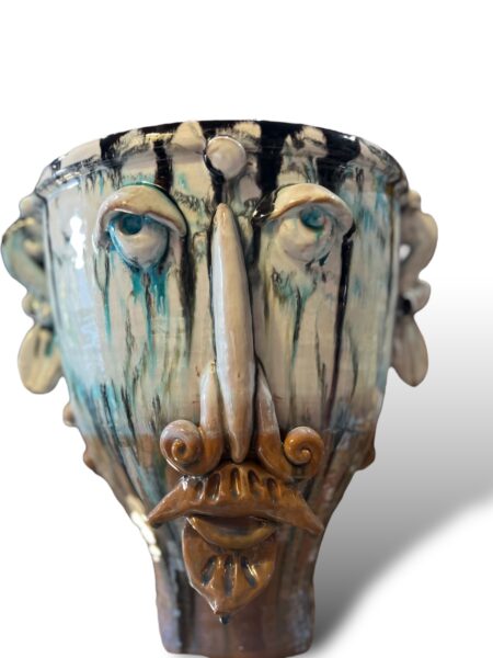 Testa Vaso in ceramica - Pupo Siciliano
