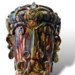 Testa Vaso Pupo Siciliano - in ceramica di Santo Stefano di camastra