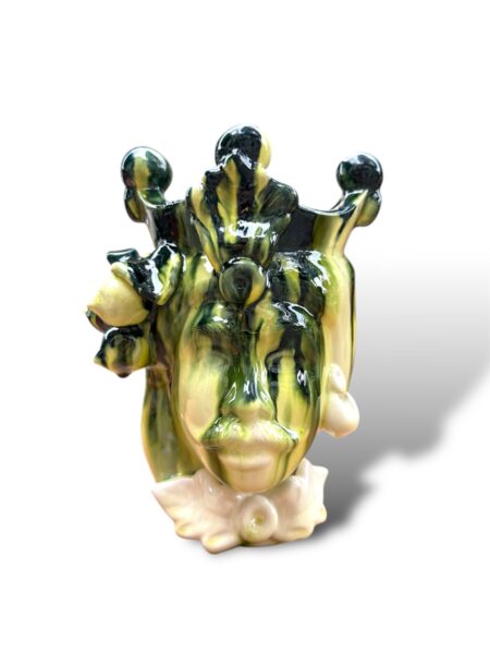 Testa di Moro limoni BV – in Ceramica di Santo Stefano di Camastra