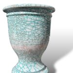 Vaso effetto marmorizzato - in ceramica