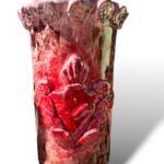 Vaso cuore sacro – RBW – in ceramica in Santo Stefano di Camastra