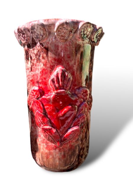 Vaso cuore sacro – RBW – in ceramica in Santo Stefano di Camastra