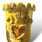 Vaso cuore sacro – GG – in ceramica in Santo Stefano di Camastra