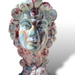 Testa di moro KL in ceramica di Santo Sstefano di Camastra