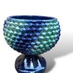 Vaso mezza Pigna BV– in ceramica di Santo Stefano di Camastra