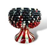 Vaso mezza Pigna RV– in ceramica di Santo Stefano di Camastra