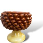 Vaso mezza Pigna GM – in ceramica di Santo Stefano di Camastra