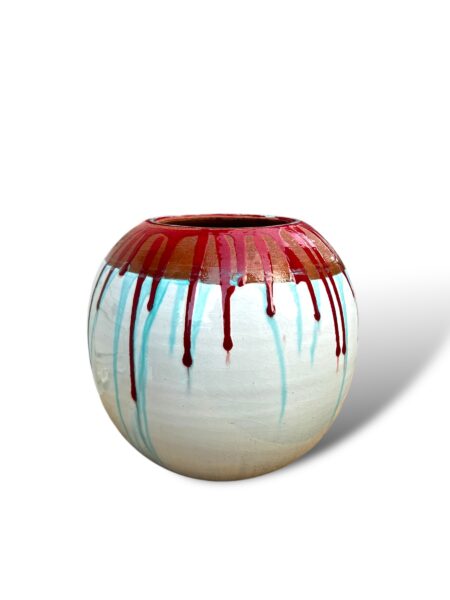 Vaso boccia BR - in ceramica di Santo Stefano di Camastra