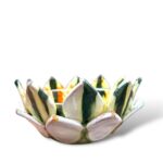 Fiore di loro decorato - in ceramica di Santo Stefano di Camastra