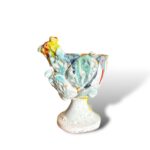 Coppetta pale porta piante - in Ceramica di Santo Stefano di Camastra