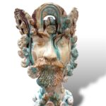 Testa Re Kaleido – in ceramica di Santo Stefano di Camastra
