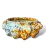 Ciotola con applicazioni marine - AR - in Ceramica di Santo Stefano di Camastra