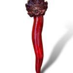 Corno grande con applicazioni barocche - in Ceramica di Santo Stefano di Camastra