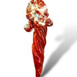 Corno piccolo con applicazioni barocche - in Ceramica di Santo Stefano di Camastra