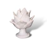 Pigna Carciofo Total White - In Ceramica di Santo Stefano di Camastra