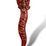 Corno Grande con maschera rosso - in Ceramica di Santo Stefano di Camastra