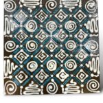 Tagliere in pietra lavica quadrato -BB- In Ceramica di Santo Stefano di Camastra