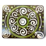 Tagliere in pietra lavica rettangolare -BV- in Ceramica di Santo Stefano di Camastra