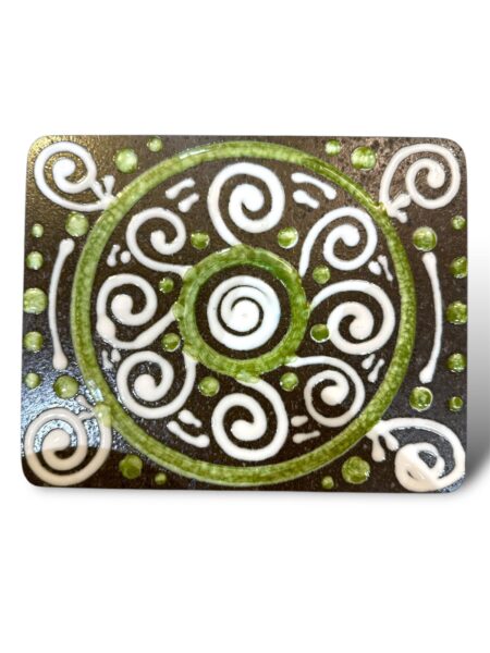 Tagliere in pietra lavica rettangolare -BV- in Ceramica di Santo Stefano di Camastra