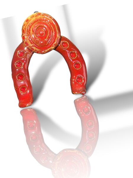 Ferro di Cavallo Rosso In Ceramica di Santo Stefano di Camastra