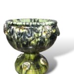 Vaso Porta Pianta Liberty - in ceramica di Santo Stefano di Camastra