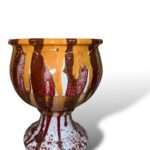 Vaso Minimal Kaleido Marrone – in ceramica di Santo Stefano di Camastra