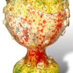Vaso Coppa Liberty Grande - in Ceramica di Santo Stefano di Camastra