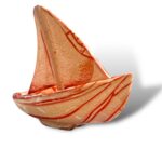 Barca a vela grande -RA- in Ceramica di Santo Stefano di Camastra
