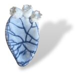Pala di Fico Blu Effetto Marmo - in Ceramica di Santo Stefano di Camastra