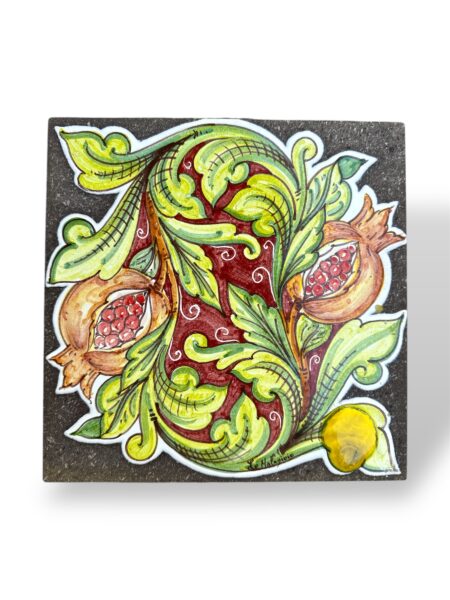 Tagliere in Pietra lavica -AA – in Ceramica di Santo Stefano di Camastra