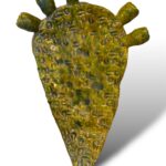 Pala di fico grande verde - in Ceramica di Santo Stefano di Camastra