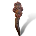 Corno liberty rosso - in Ceramica di Santo Stefano di Camastra