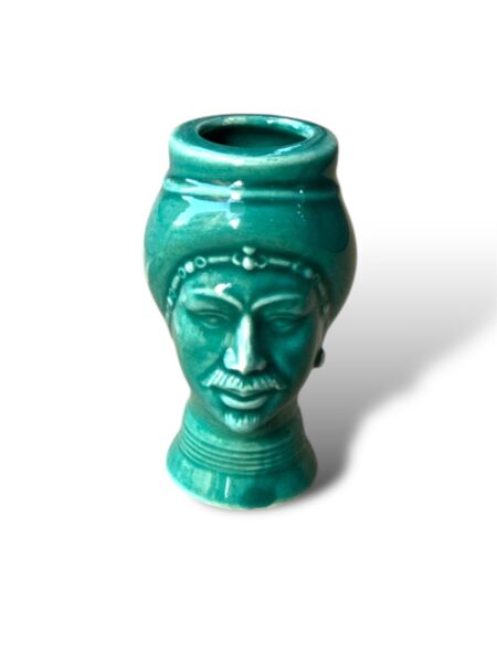 Porta Stuzzicadenti Uomo -VA- In Ceramica di Santo Stefano di Camastra