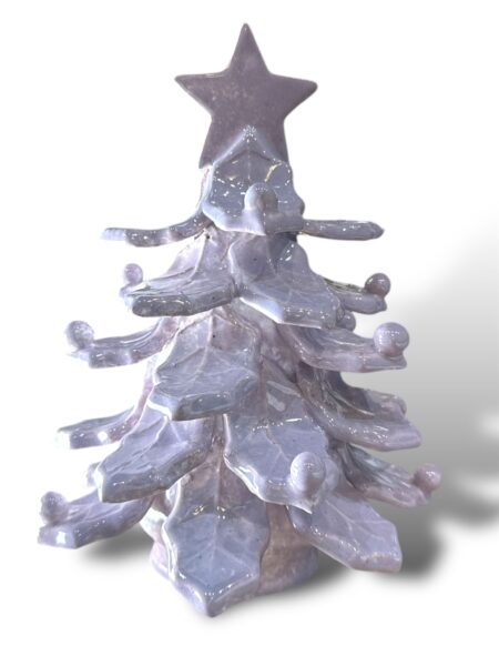 Alberello Natalizio viola - in Ceramica di Santo Stefano di Camastra