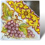 Tagliere in Pietra lavica Uva – in Ceramica di Santo Stefano di Camastra