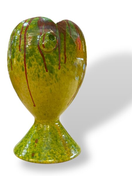 Vaso Pesce -VR- in ceramica di Santo Stefano di Camastra