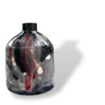 Bottiglia -NG- in ceramica di Santo Stefano di Camastra