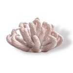 Anemone bianco antico - in ceramica di Santo Stefano di Camastra