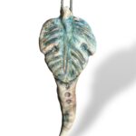 Corno Foglia piccolo -B- in Ceramica di Santo Stefano di Camastra