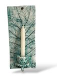 Acquasantiera verde smeraldo - in Ceramica di Santo Stefano di Camastra
