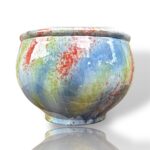 Vaso pigna liscia -BR- in Ceramica di Santo Stefano di Camastra